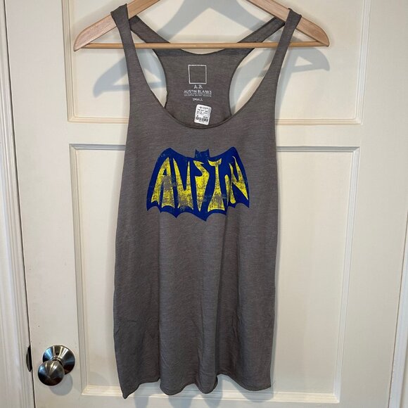 SALE 2/15 NWT- Austin Blanks - Austin Texas Bat Racerback Tank Top - Size Small - Picture 1 of 4